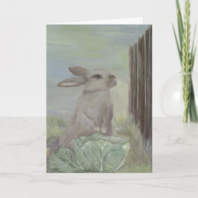 Bunny Rabbit Card (Front)