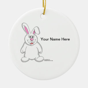 Bunny Rabbit Ceramic Tree Decoration