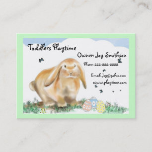 Bunny Rabbit-Children's store Business Card