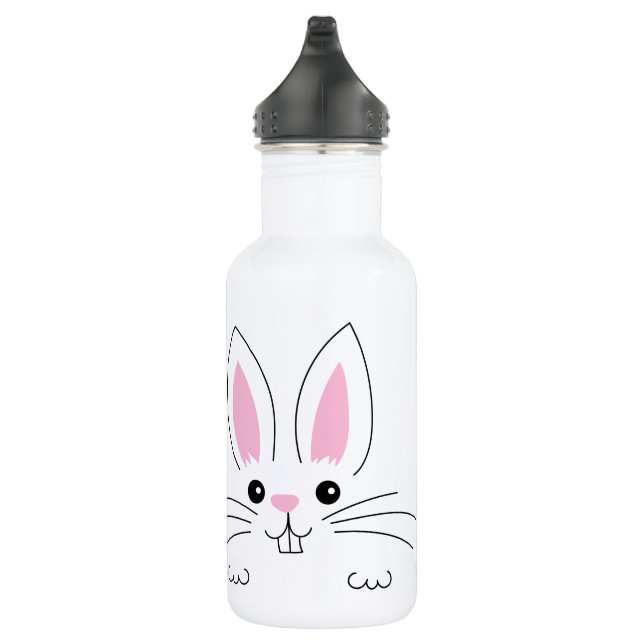 Bunny Rabbit Cute Adorable Kids 532 Ml Water Bottle (Right)