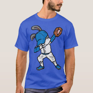 Bunny Rabbit Dab Baseball Easter Sport Pitcher Boy T-Shirt
