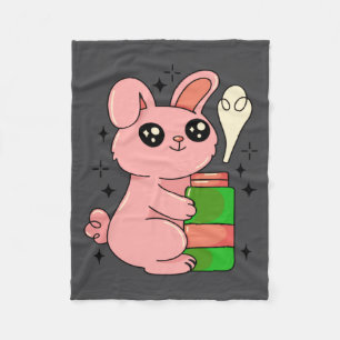 Bunny Rabbit Easter Bottle Fleece Blanket