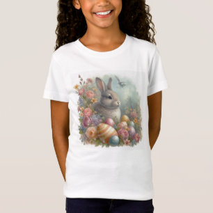 Bunny Rabbit /Easter Egg Hunt Girls T-Shirt