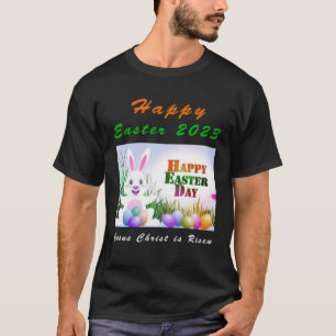 Bunny Rabbit for Easter Day 2023  Jesus is Risen T-Shirt