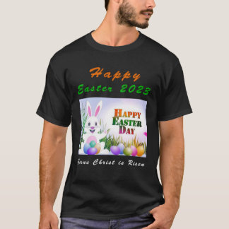 Bunny Rabbit for Easter Day 2023  Jesus is Risen T-Shirt