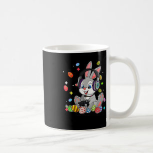 Bunny Rabbit Gaming Happy Easter Day Gamer Boy Gir Coffee Mug