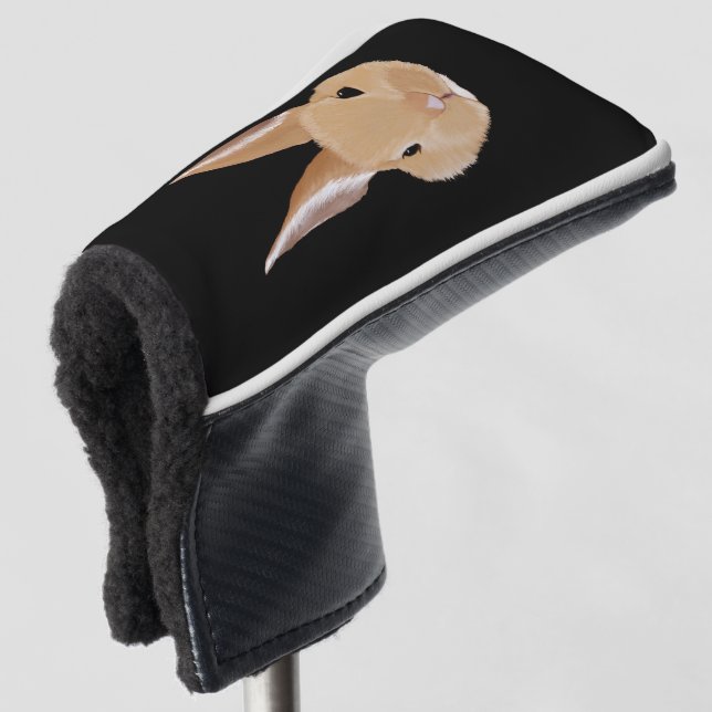 Bunny Rabbit Golf Head Cover (3/4 Front)