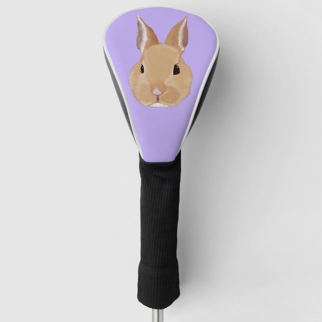Bunny Rabbit Golf Head Cover (Front)