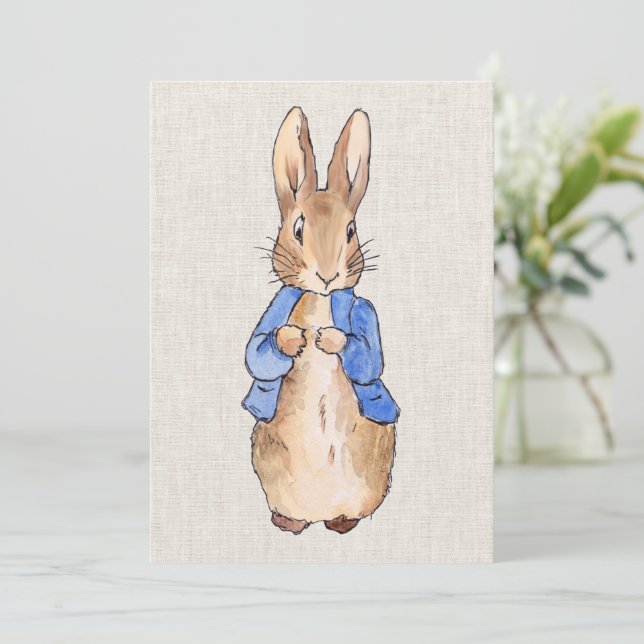 Bunny Rabbit Invitation (Standing Front)