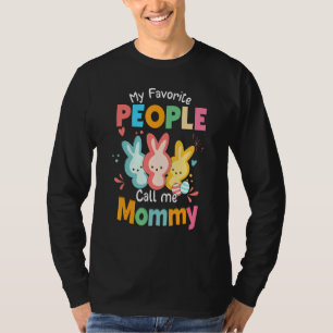 Bunny Rabbit My Favourite People Call Me Mummy T-Shirt
