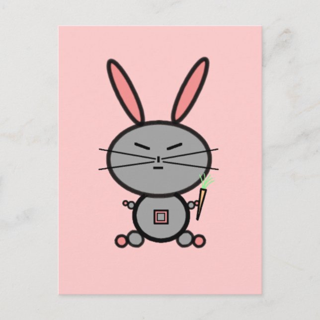 Bunny Rabbit Postcard (Front)