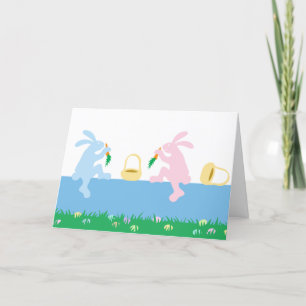Bunny Rabbit Reward Holiday Card