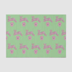 Bunny Rabbit Topiary Ginger jar jars Tissue Paper