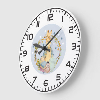 Bunny Rabbit Wall Clock