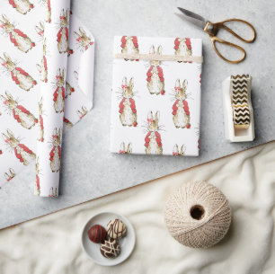 Bunny Rabbit Watercolor Baby Shower Wrapping Paper