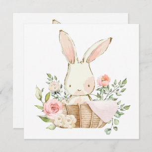 Bunny Rabbit Watercolor Template