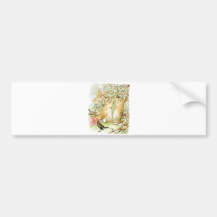 Bunny Rabbits: Blackberry Picking (Beatrix Potter) Bumper Sticker