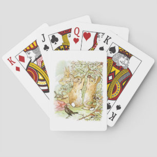 Bunny Rabbits: Blackberry Picking (Beatrix Potter) Playing Cards