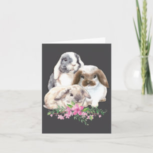 Bunny Rabbits Bunny Mum Bunny Card