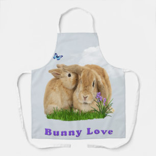Bunny rabbitt apron