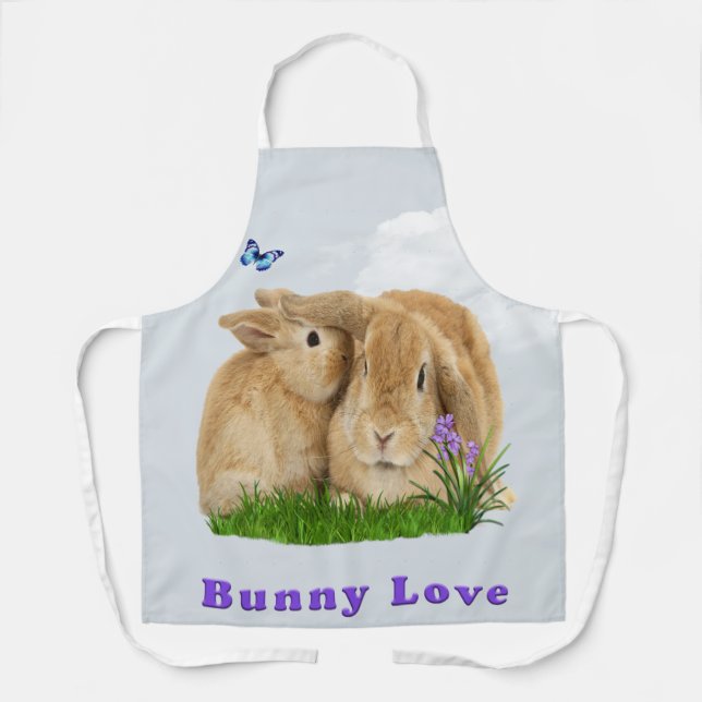 Bunny rabbitt apron (Front)