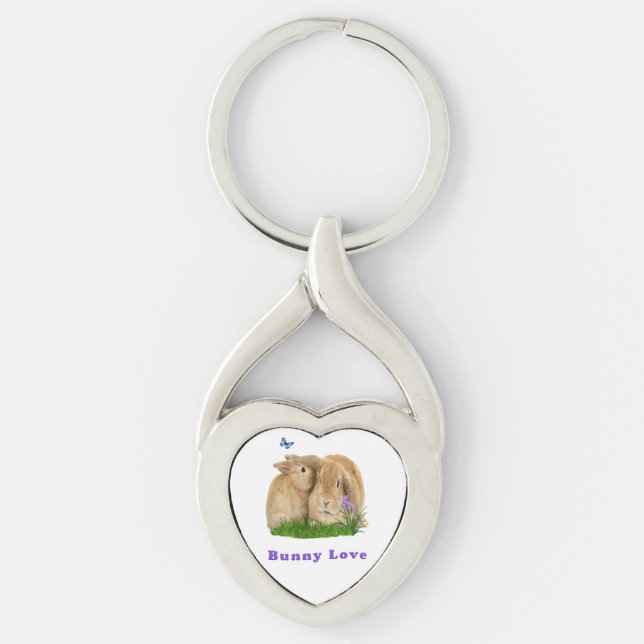 Bunny rabbitt key ring (Front)