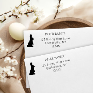 Bunny Return Address Self-inking Stamp