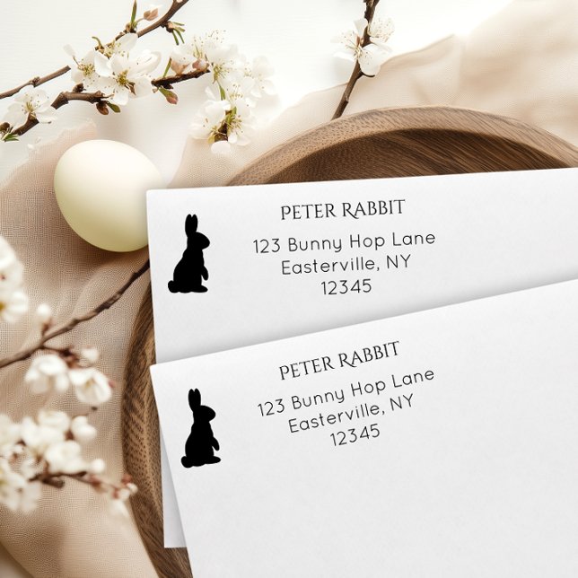 Bunny Return Address Self-inking Stamp (Creator Uploaded)