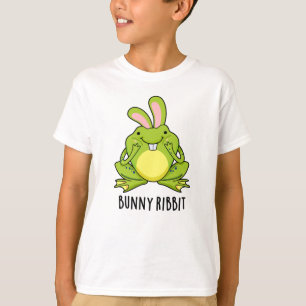 Bunny Ribbit Funny Rabbit Frog Pun  T-Shirt