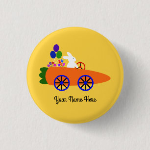 Bunny Riding Carrot Car #2 Button