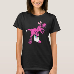 Bunny Saurus Dinosaur Easter Eggs Basket T Rex Eas T-Shirt