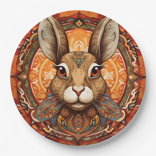 Bunny SCV 45 Paper Plate (Front)