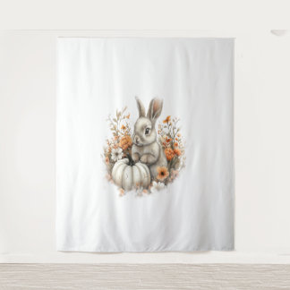Bunny Shirt Country Pumpkin Tapestry