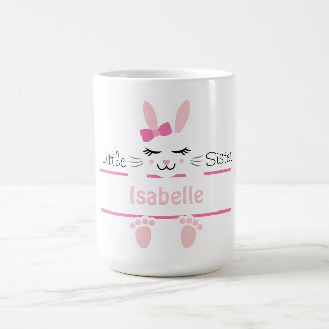 Bunny Sibling Mug Personalized Big Sister  (Center)