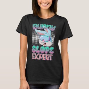 Bunny Slope Expert Ski Bunnies Skiing Women Snow B T-Shirt
