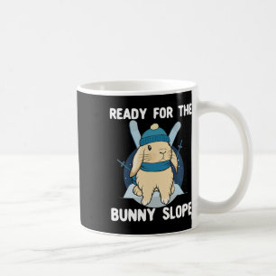 Bunny Slope Skiing Beginner Skier Snowboarding Coffee Mug
