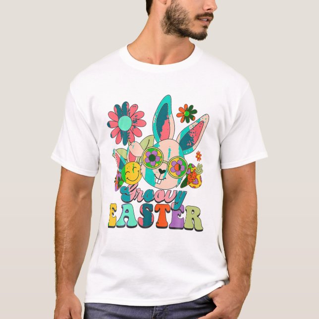 Bunny Smile Face Happy T-Shirt (Front)