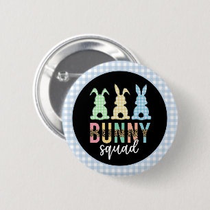 Bunny Squad Easter Egg Hunt Cute Bunny 6 Cm Round Badge
