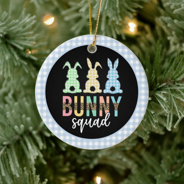 Bunny Squad | Easter Egg Hunt Cute Bunny Ceramic Tree Decoration (Tree)