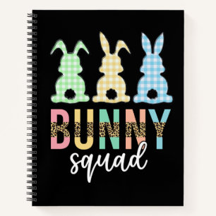Bunny Squad   Easter Egg Hunt Cute Bunny Notebook