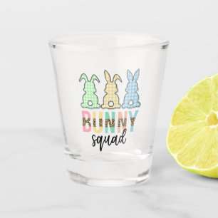 Bunny Squad Easter Egg Hunt Cute Bunny Shot Glass