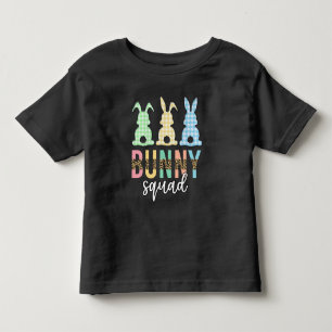 Bunny Squad Easter Egg Hunt Cute Bunny Toddler T-Shirt