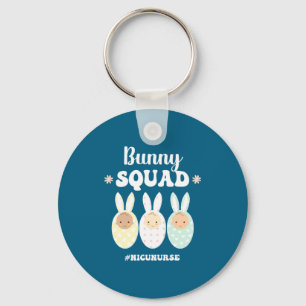 Bunny Squad Nicu Nurse Easter Bunny Nicu Nursing E Key Ring