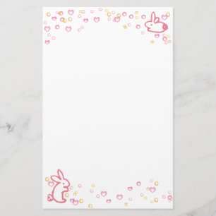 Bunny Stationery