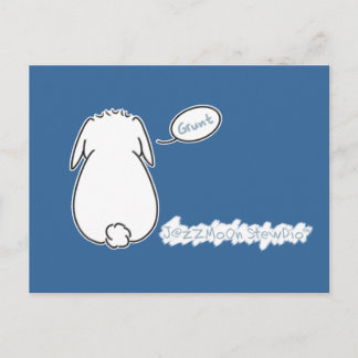 Bunny Stewie Back Grunt Postcard