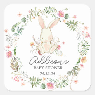 Bunny sticker, rabbit sticker, birthday stickers