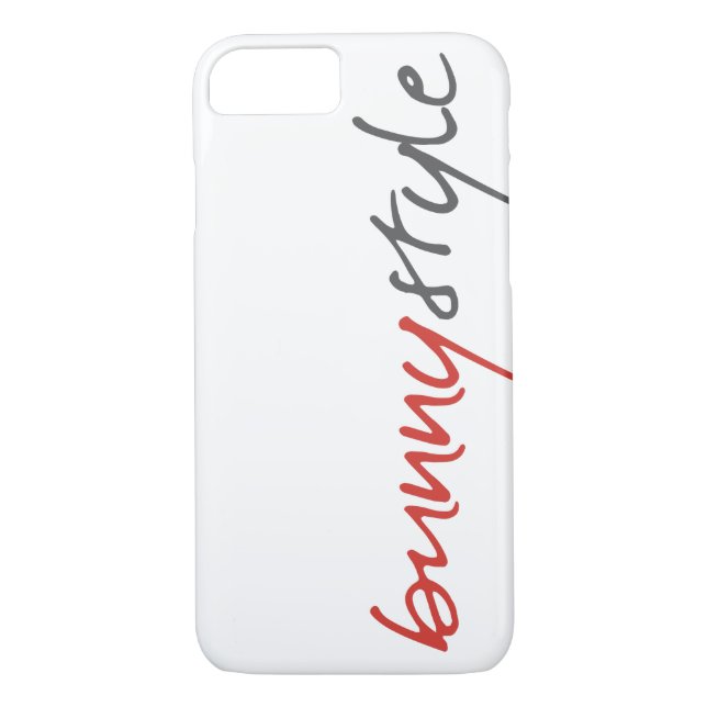 Bunny Style - Breathe Out iPhone 7 Case (Back)