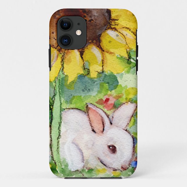Bunny & Sunnflower Case-Mate iPhone Case (Back)