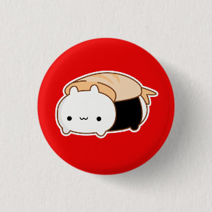 Bunny Sushi Roll Button *CHOOSE YOUR OWN SIZE