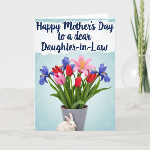 Bunny Sweet Mothers Day Art Card